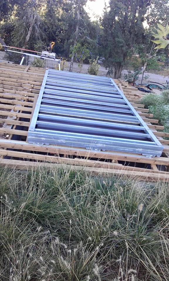 בריכת מייק פלפס בבנייה