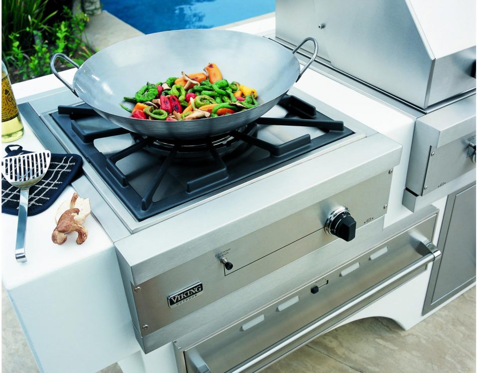 מטבח גינה עם כיריים של VIKING