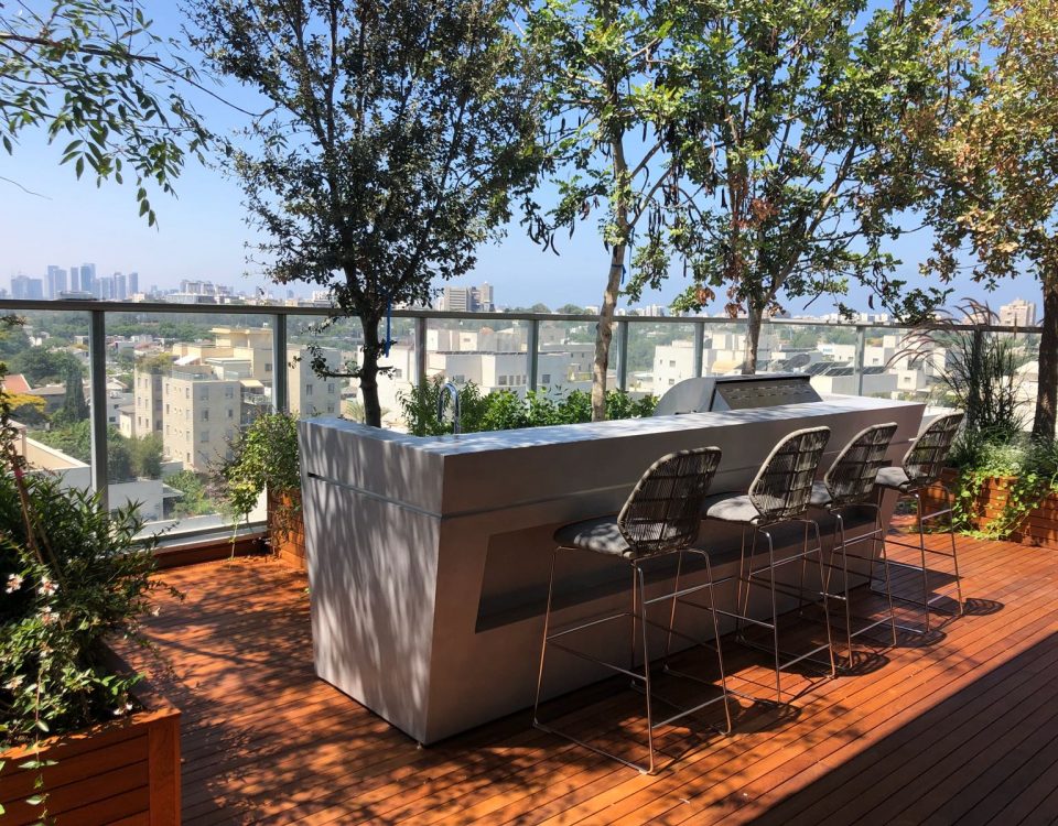 מטבחים לבחוץ חצר או מרפסת