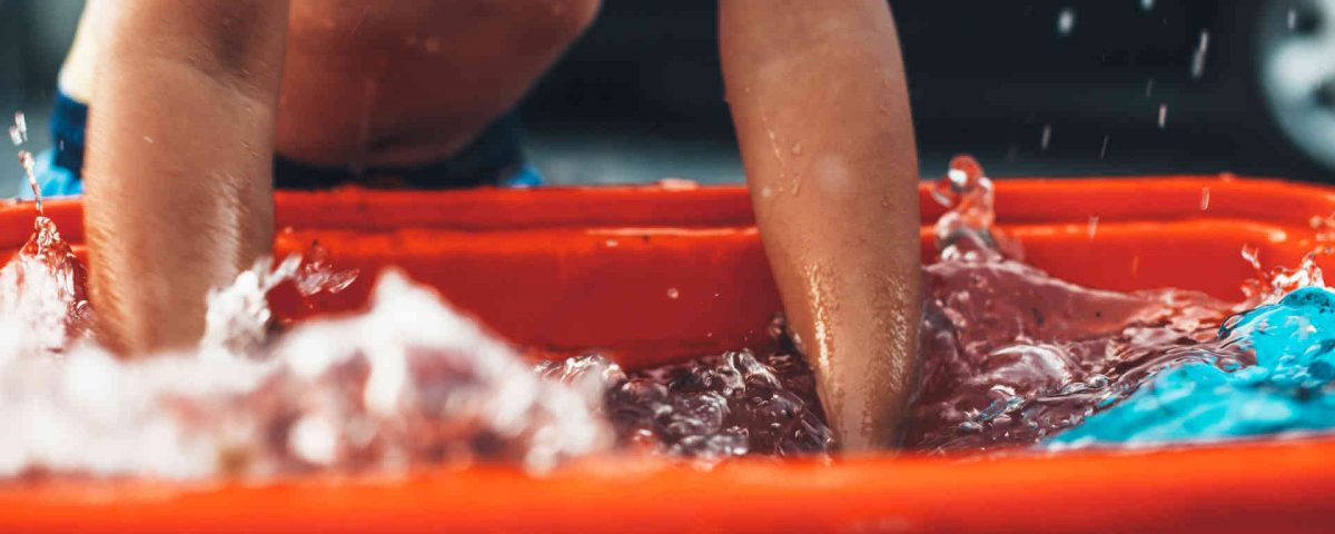 אמבטיית קרח אחרי אימון