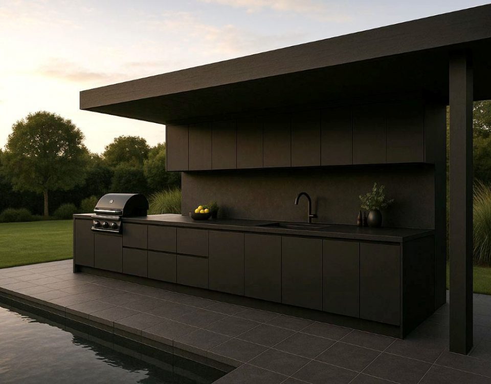 מטבח חוץ למרפסת